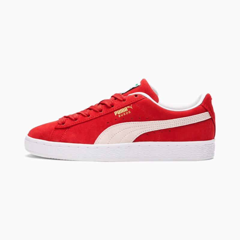 Tenis Puma Suede Classic XXI Rojos Blancos | 08432EXIB