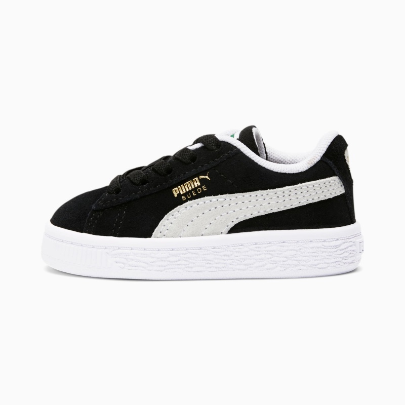 Tenis Puma Suede Classic XXI Toddler Negros Blancos | 60931FIHL