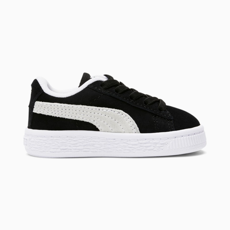 Tenis Puma Suede Classic XXI Toddler Negros Blancos | 05487QWVF