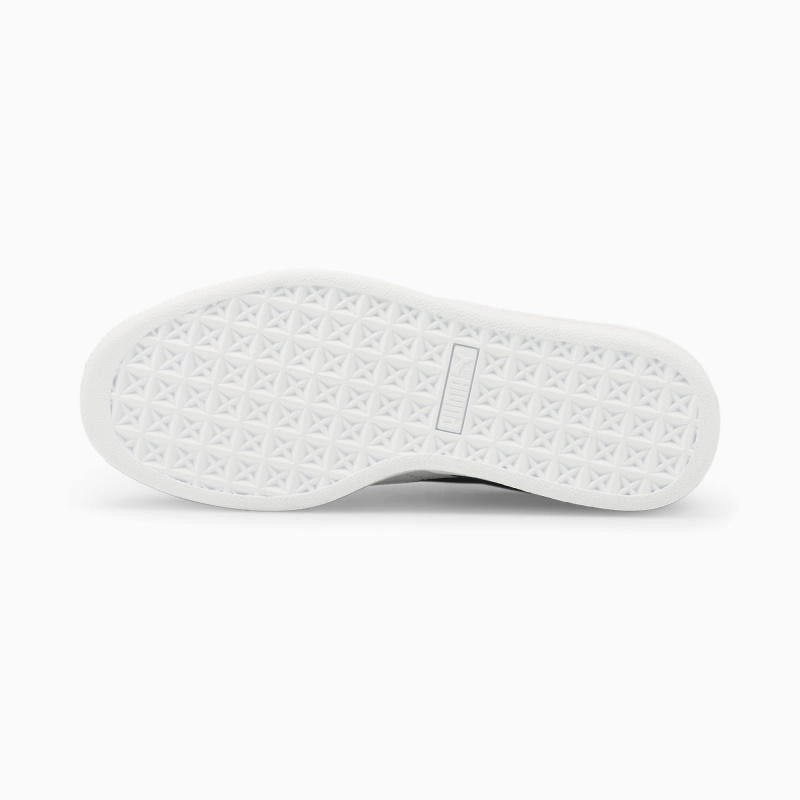 Tenis Puma Suede Displaced JR Negros Blancos | 40827HRYV