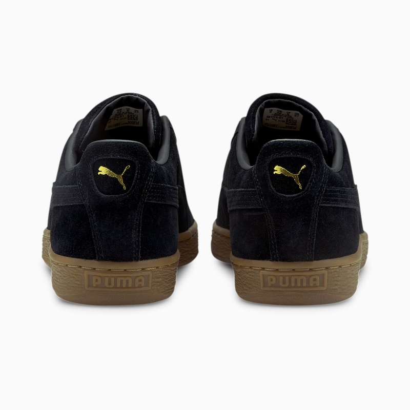 Tenis Puma Suede Gum Negros | 72085QJKY