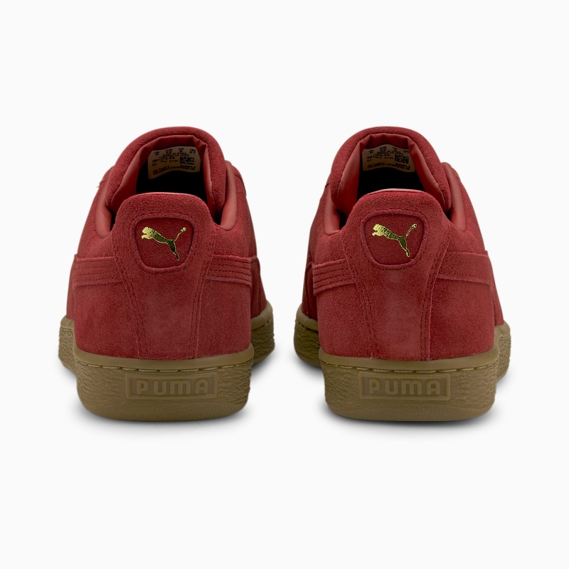 Tenis Puma Suede Gum Rojos | 95206XGOU