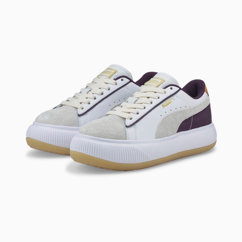 Tenis Puma Suede Mayu SC Blancos | 42706QLWO
