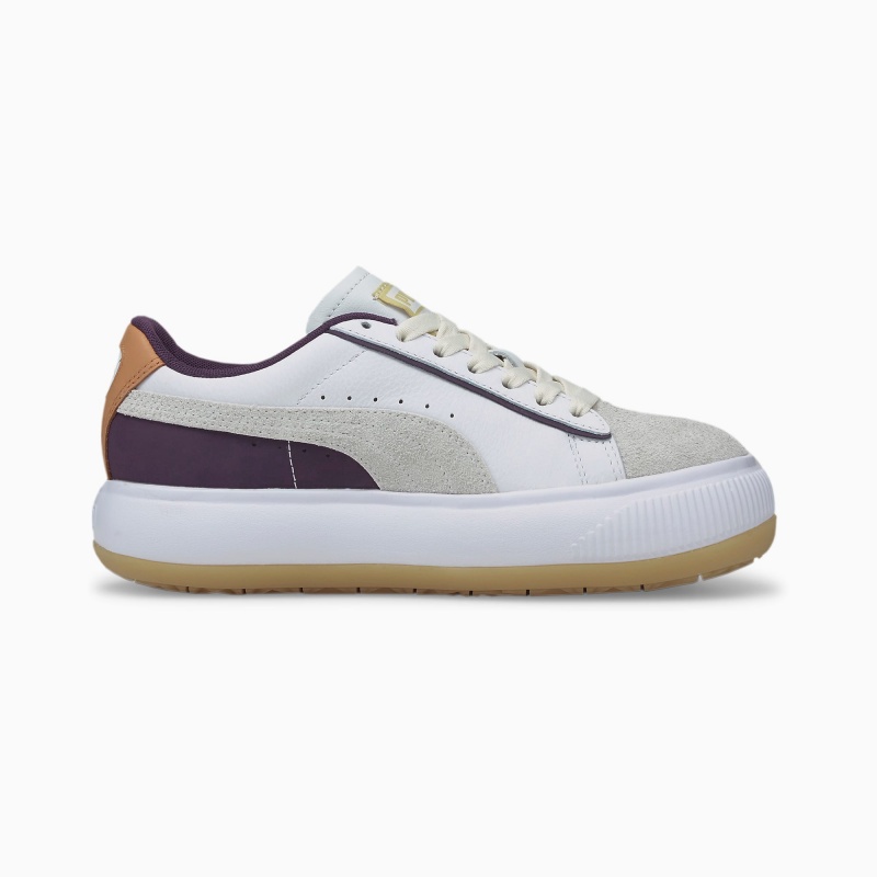 Tenis Puma Suede Mayu SC Blancos | 42706QLWO