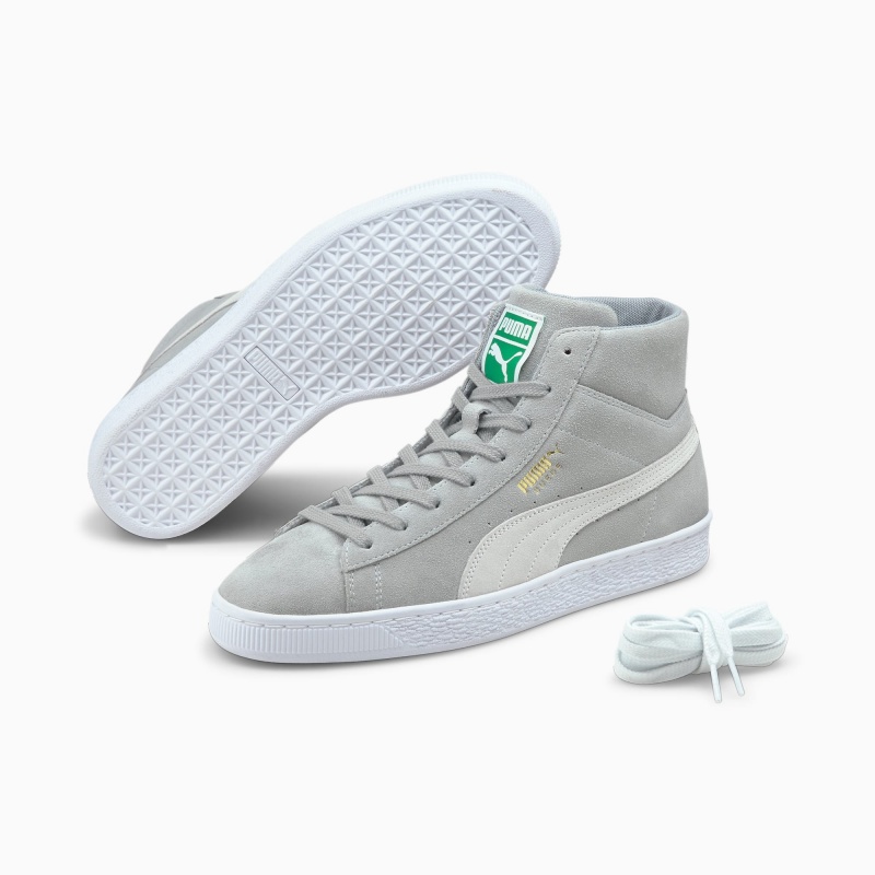Tenis Puma Suede Mid XXI Blancos | 87195CJVN