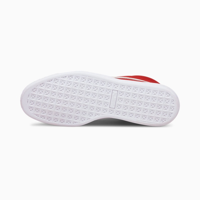 Tenis Puma Suede Mid XXI Rojos Blancos | 81053GCJE