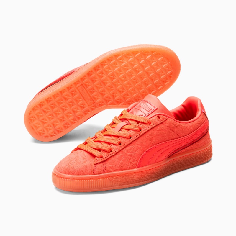 Tenis Puma Suede Triplex Mono JR Rosas Rojos | 27319UABH