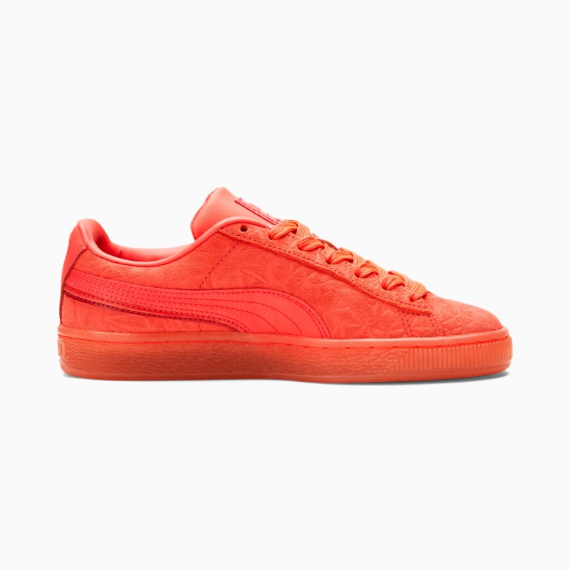 Tenis Puma Suede Triplex Mono JR Rosas Rojos | 27319UABH