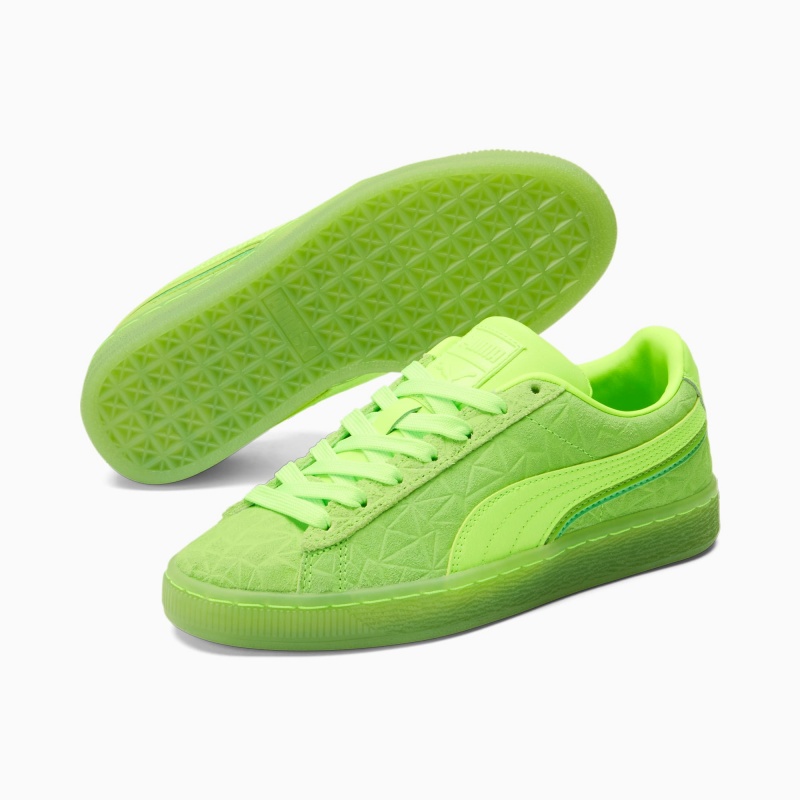 Tenis Puma Suede Triplex Mono JR Verdes Verdes Verdes | 67149IENL