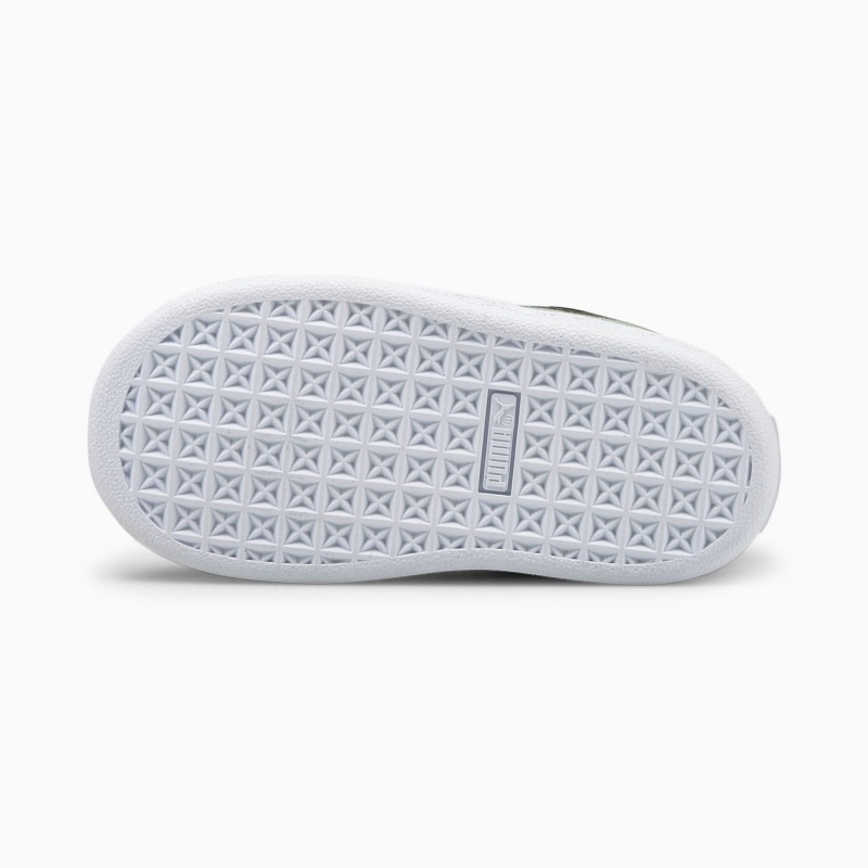 Tenis Puma Suede Triplex Toddler Negros Blancos | 56813QAPJ