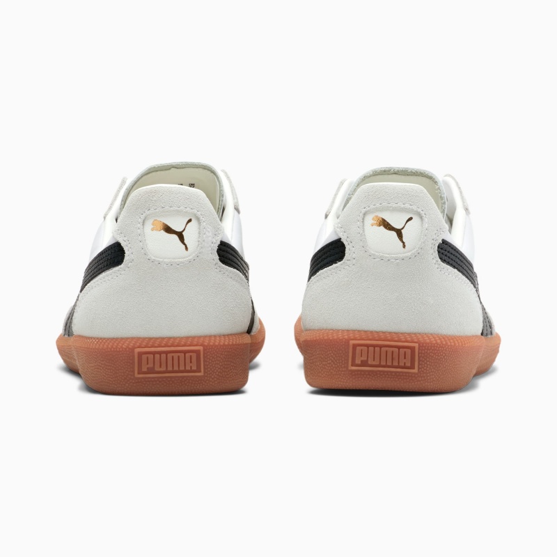 Tenis Puma Super Liga OG Retro Blancos Negros Dorados | 78625QGOM