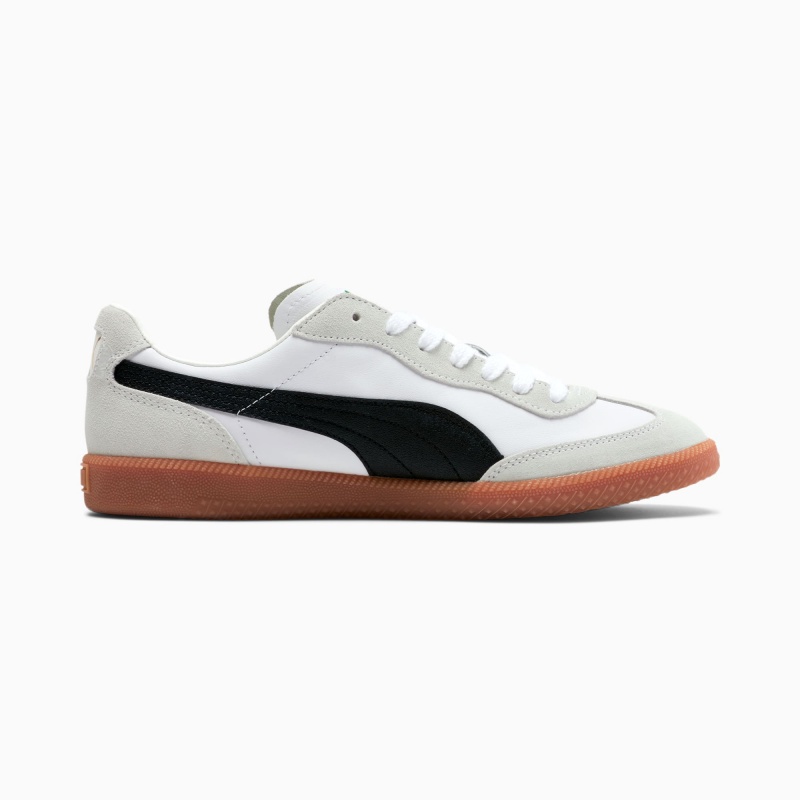 Tenis Puma Super Liga OG Retro Blancos Negros Dorados | 78625QGOM