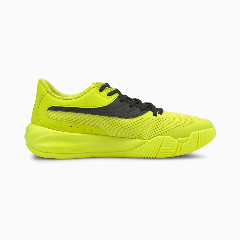 Tenis Puma Triple Basketball Amarillos Negros | 76289BFOU