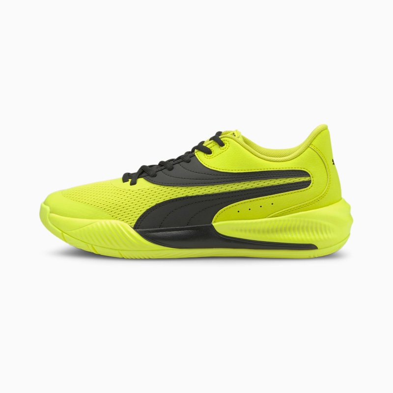 Tenis Puma Triple Basketball Amarillos Negros | 76289BFOU