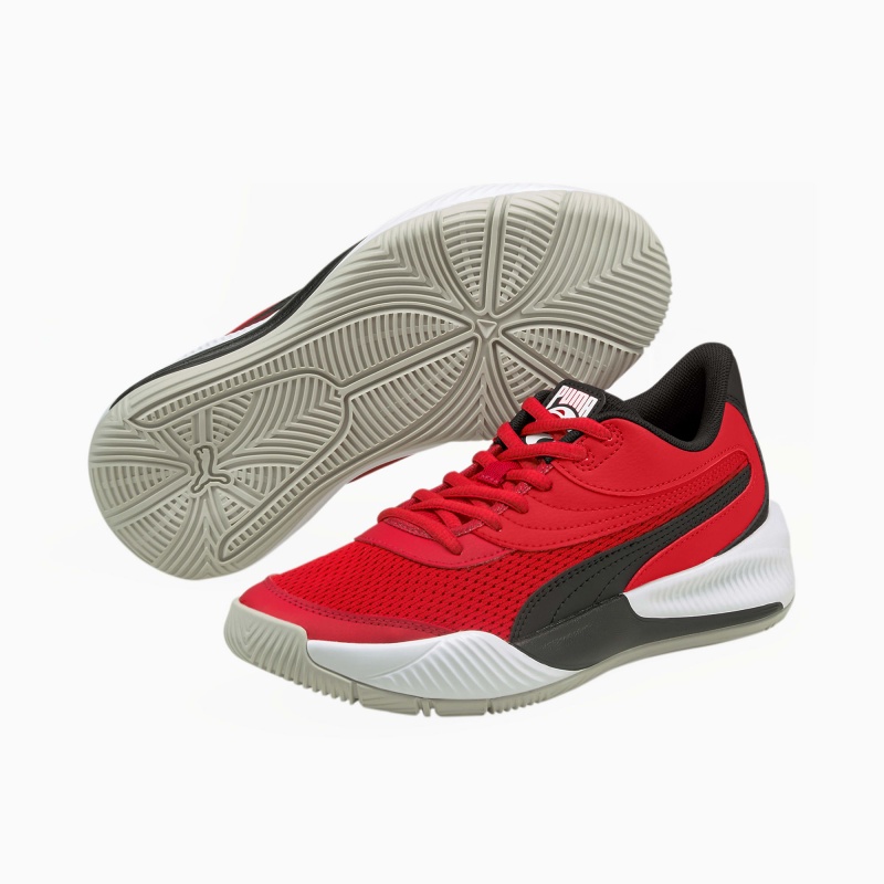 Tenis Puma Triple Basketball Jr Rojos Negros | 37901APHG