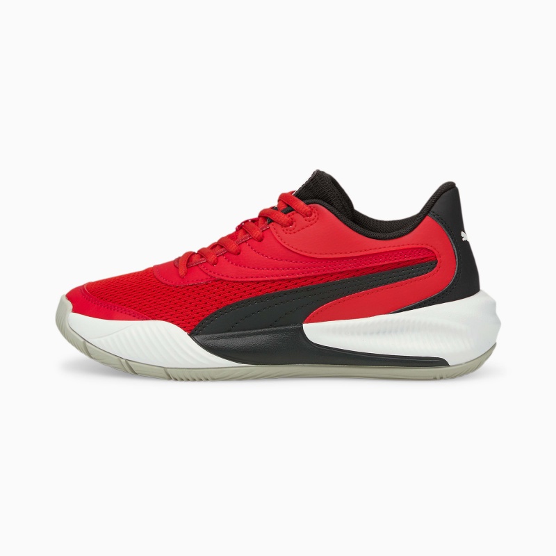 Tenis Puma Triple Basketball Jr Rojos Negros | 37901APHG