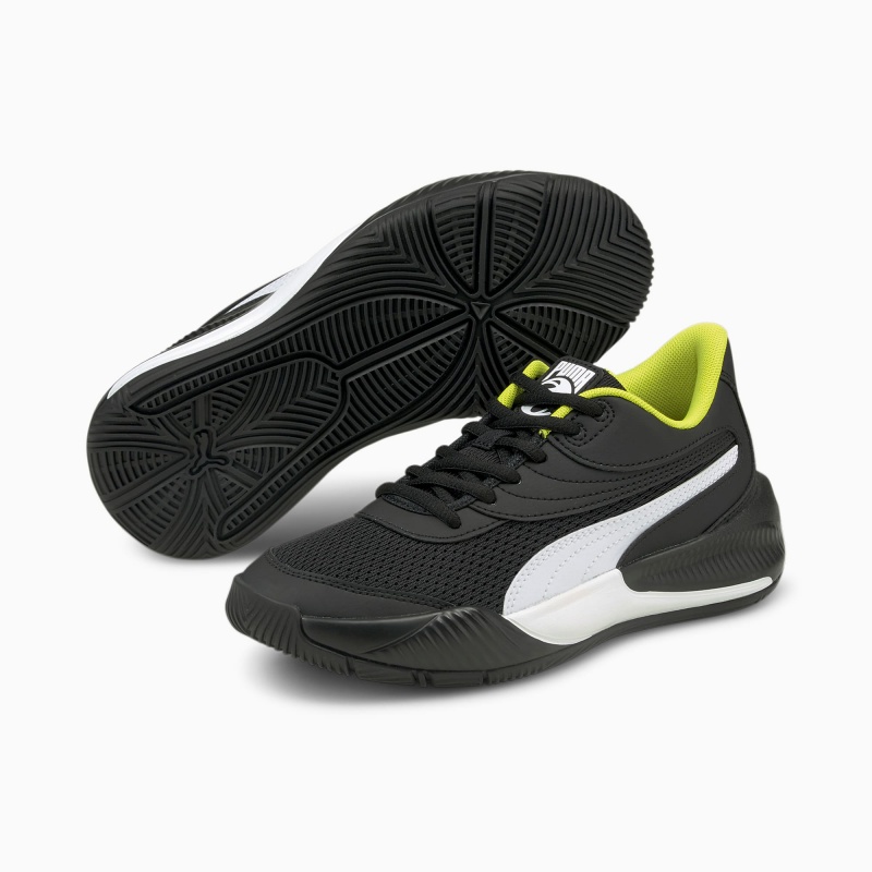 Tenis Puma Triple JR Negros Blancos | 36829TLCX
