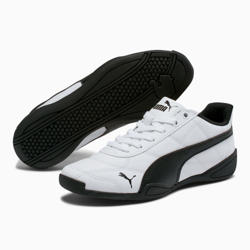 Tenis Puma Tune Cat 3 JR Blancos Negros | 25614EQKB