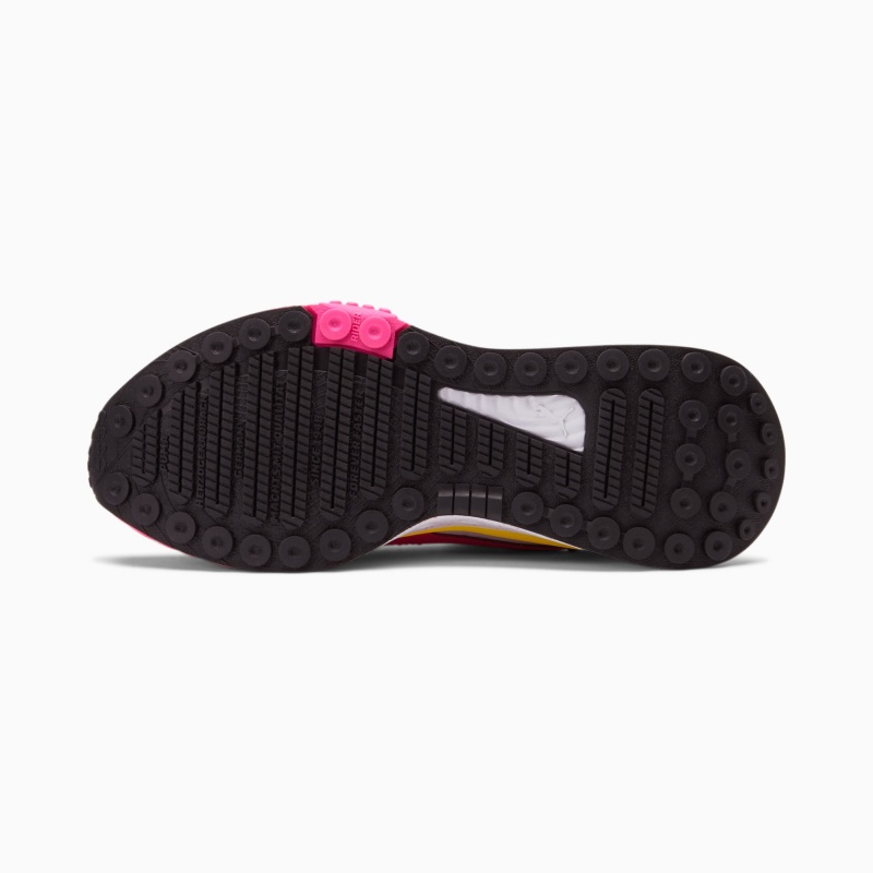 Tenis Puma Wild Rider Rollin' Jr Blancos Rosas Amarillos | 26974LAVQ