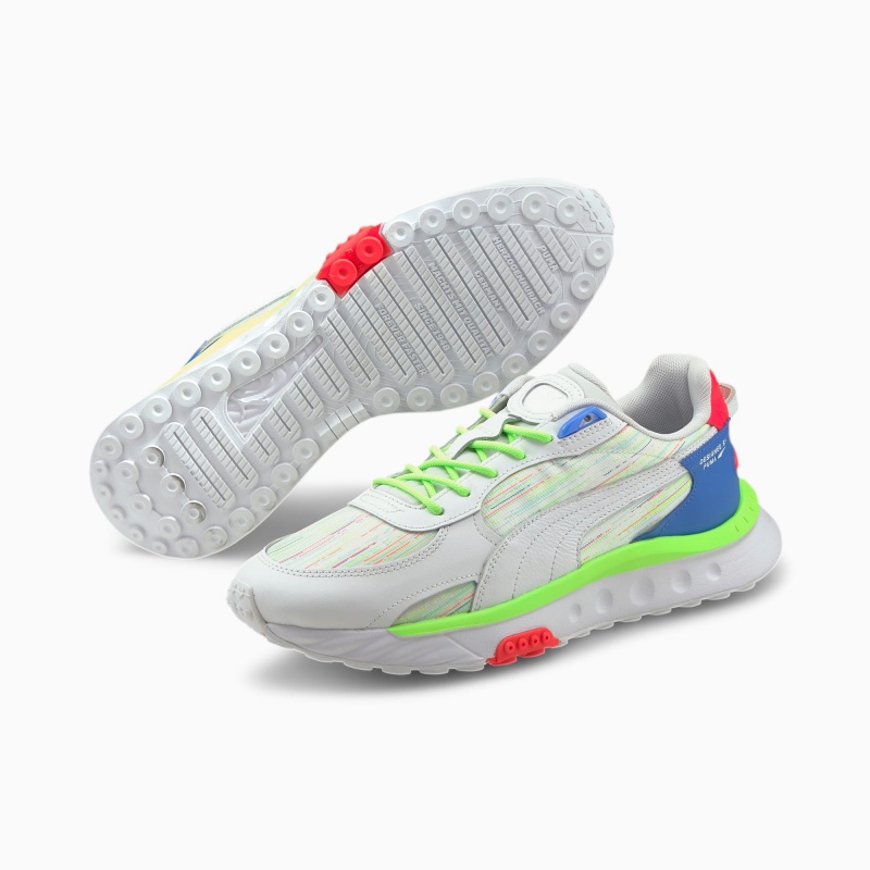 Tenis Puma Wild Rider Spectra Blancos | 30678DZHW