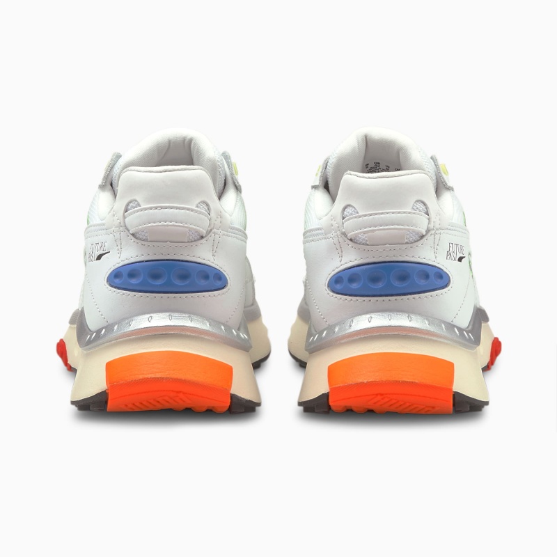 Tenis Puma Wild Rider Techno Blancos Verdes | 04635OYFS