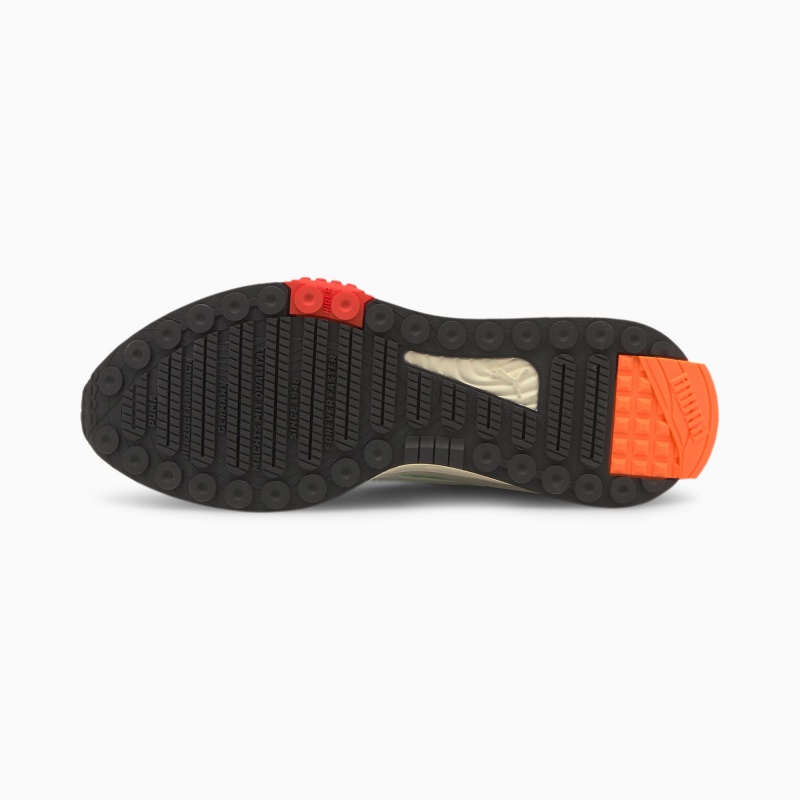 Tenis Puma Wild Rider Techno Blancos Verdes | 04635OYFS