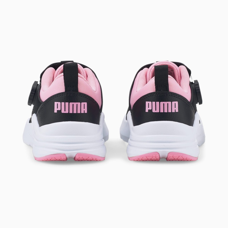 Tenis Puma Wired Run Disc JR Negros Rosas | 25784JIDY