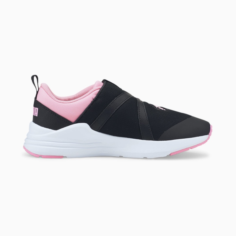 Tenis Puma Wired Run Disc JR Negros Rosas | 25784JIDY