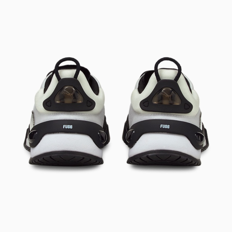 Tenis Training Puma FUSE Negros Blancos | 51248UQSW