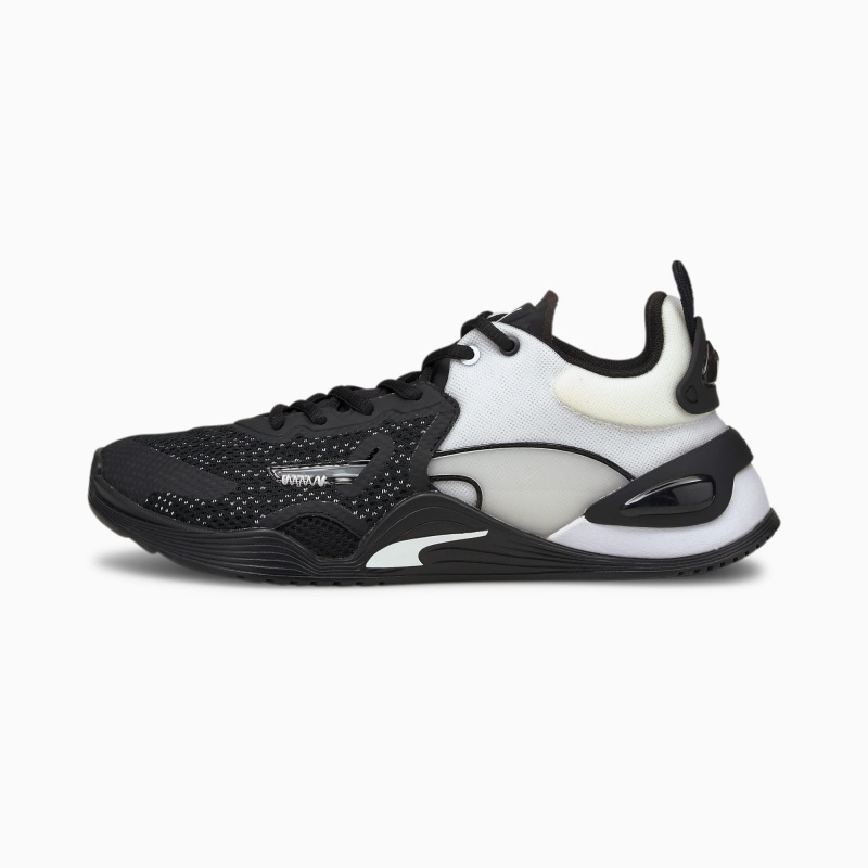 Tenis Training Puma FUSE Negros Blancos | 51248UQSW