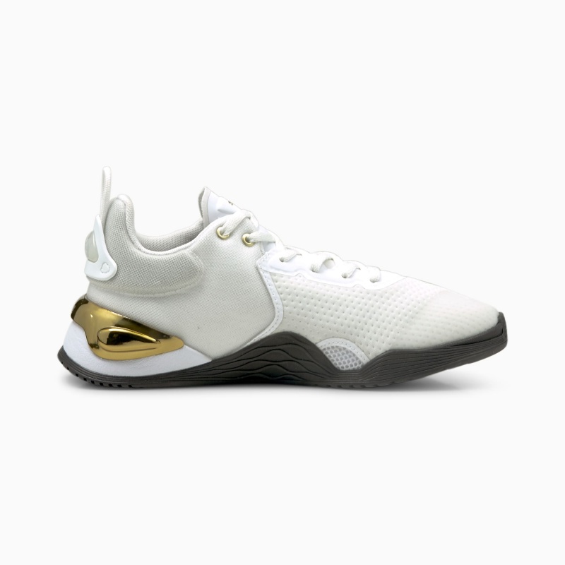 Tenis Training Puma Fuse Moto Blancos Negros | 80936CPYK