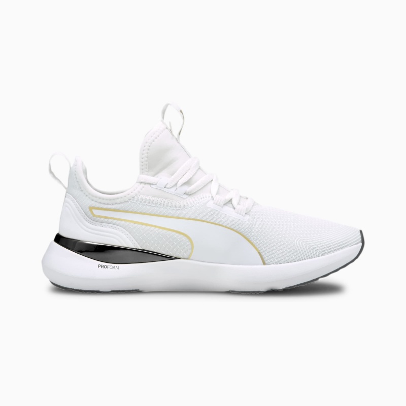 Tenis Training Puma Pure XT Moto Blancos Dorados | 34167TXKZ