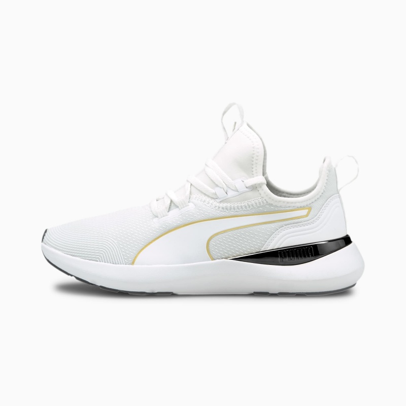 Tenis Training Puma Pure XT Moto Blancos Dorados | 34167TXKZ