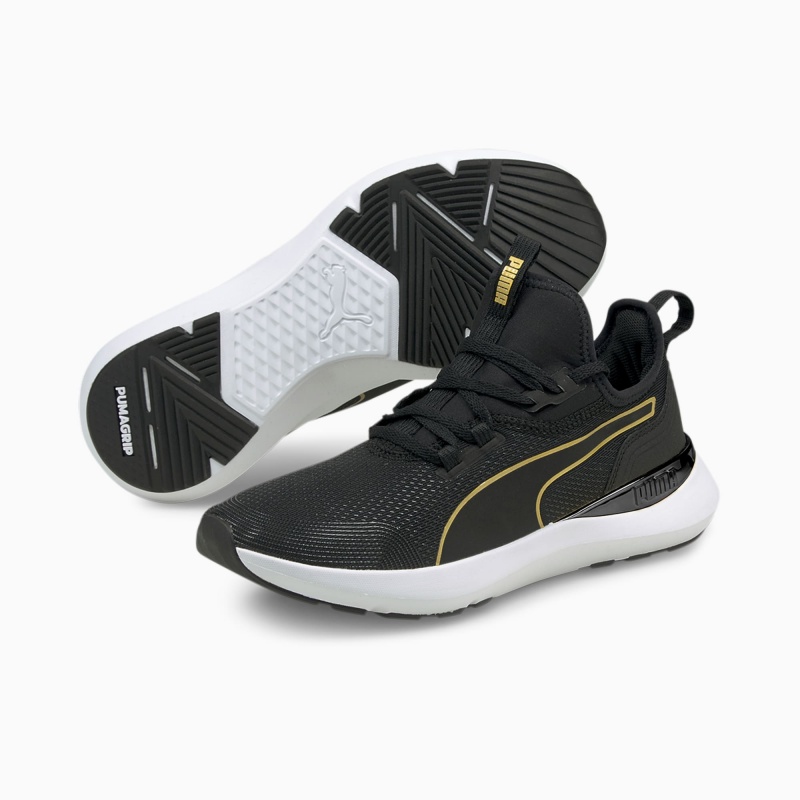 Tenis Training Puma Pure XT Moto Negros Dorados | 64109UNTY