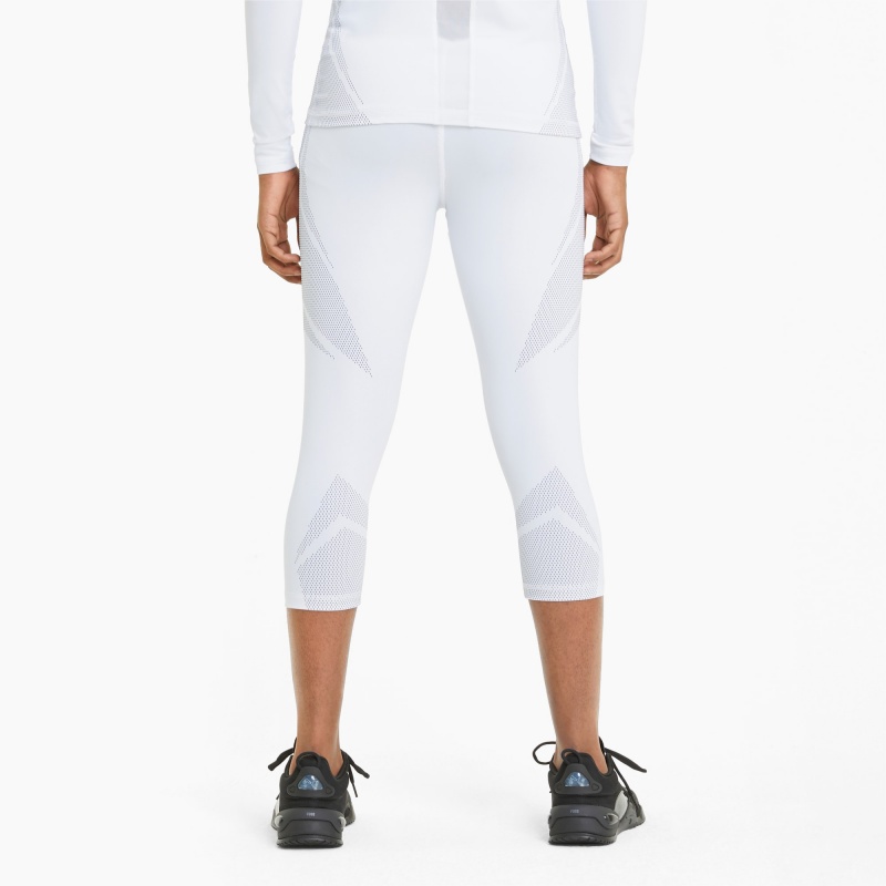 Tights Puma EXO-ADAPT 3/4 Entrenamiento Blancos | 58604DEBG