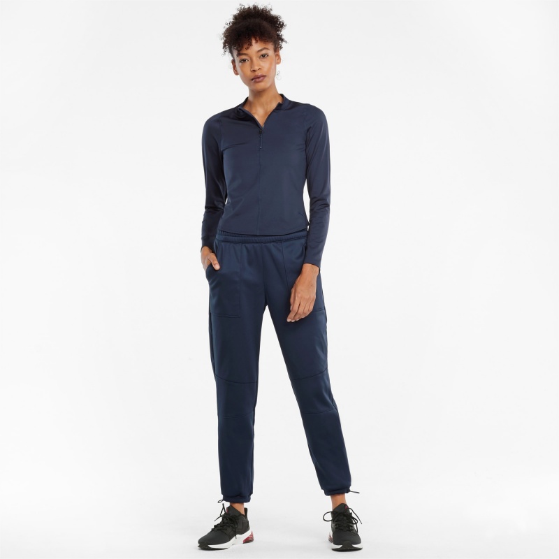 Top Puma Eversculpt Zip Long Sleeve Entrenamiento Spellbound | 60782NTQG