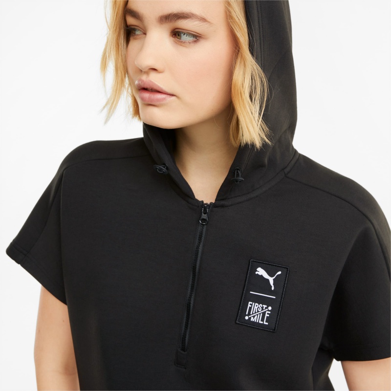 Vestido Puma PUMA x FIRST MILE Double Knit Negros | 89623DTVF