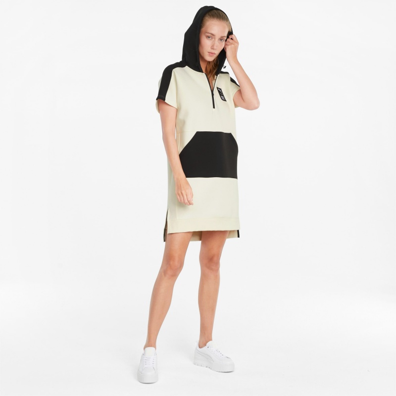 Vestido Puma PUMA x FIRST MILE Double Knit Ivory Glow | 35172FGET