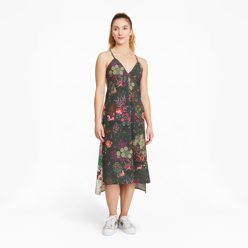 Vestido Puma PUMA x LIBERTY Verdes | 46057IUCF