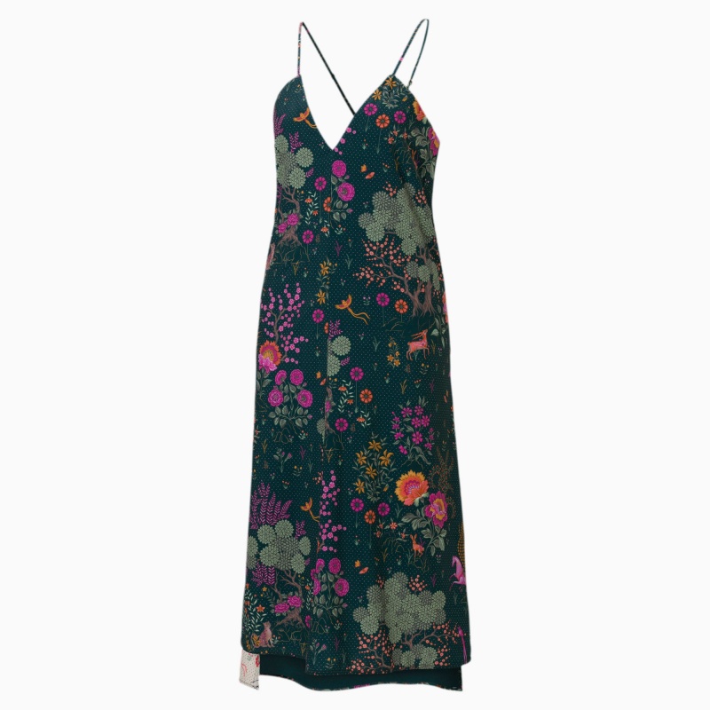 Vestido Puma PUMA x LIBERTY Verdes | 46057IUCF