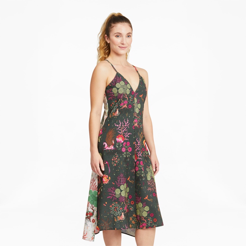 Vestido Puma PUMA x LIBERTY Verdes | 46057IUCF