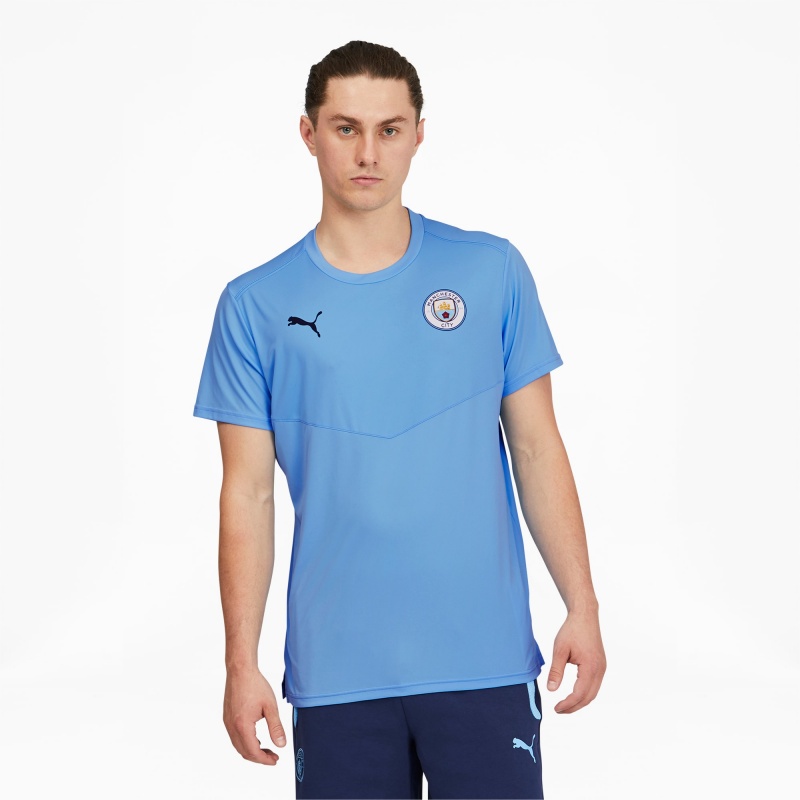 Warm Puma Manchester City FC Azules Claro | 18973XWKQ
