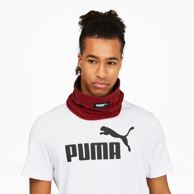 Warmer Puma Reversible Neck Warmer Rojos Negros | 62481PFDZ