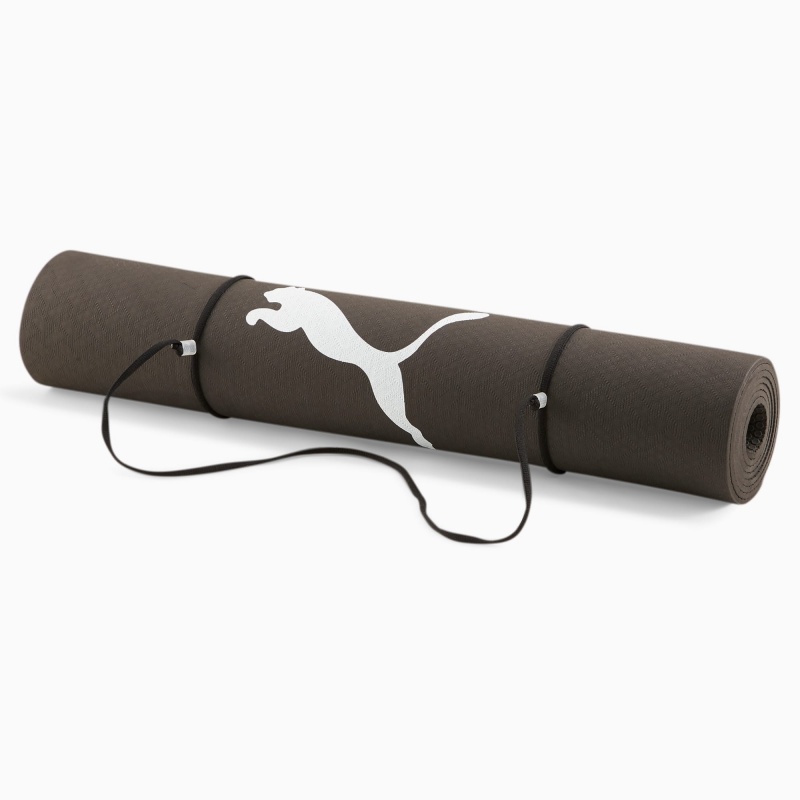 Yoga Mat Puma Yoga Entrenamiento Mat Negros | 73961CFHD