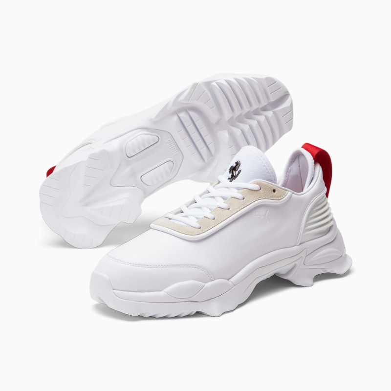 Zapatos Puma Ferrari Nitefox GT Blancos | 28659PVYX