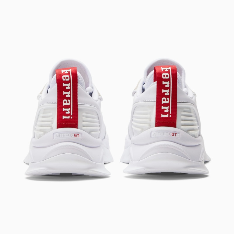 Zapatos Puma Ferrari Nitefox GT Blancos | 28659PVYX