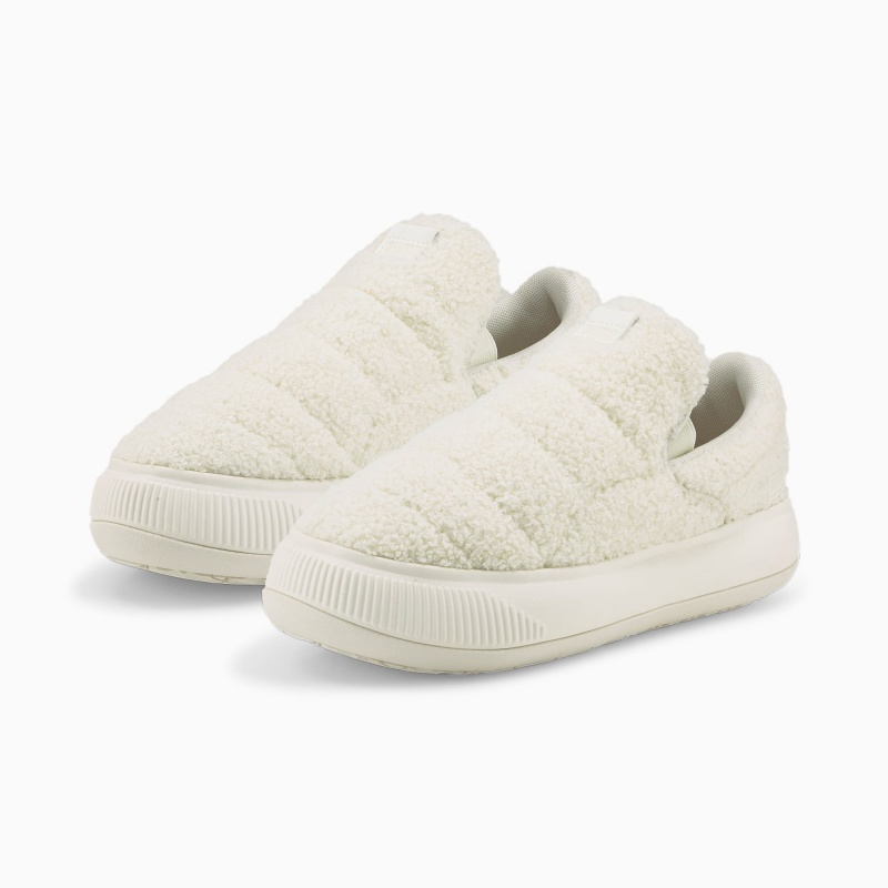 Zapatos Puma Suede Mayu Slip-On Teddy Marshmallow / Putty | 63042KUGB