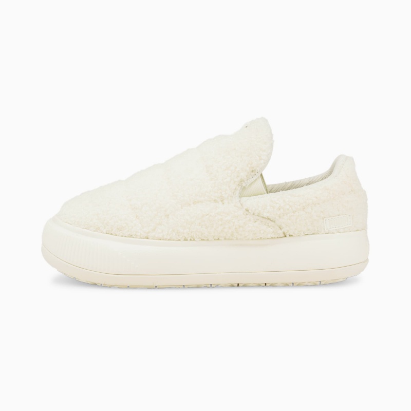 Zapatos Puma Suede Mayu Slip-On Teddy Marshmallow / Putty | 63042KUGB