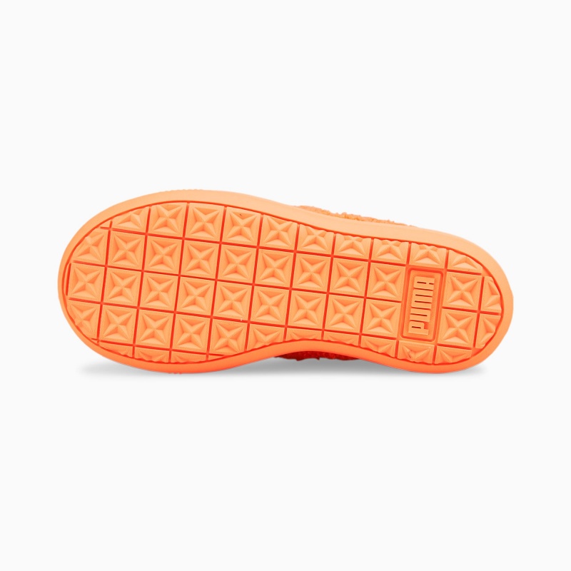 Zapatos Puma Suede Mayu Slip-On Teddy Neon Citrus | 07298LAKC